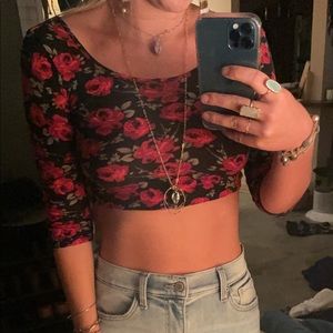 Rose Crop Top